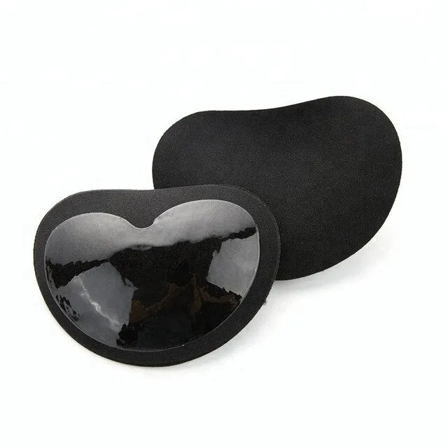 1Pair Heart Breast Petals Female Silicone Bra Insert Pads Breast Enhancer Push Up Bra Pad Women Bikini Invisible Sticky Bra Pads