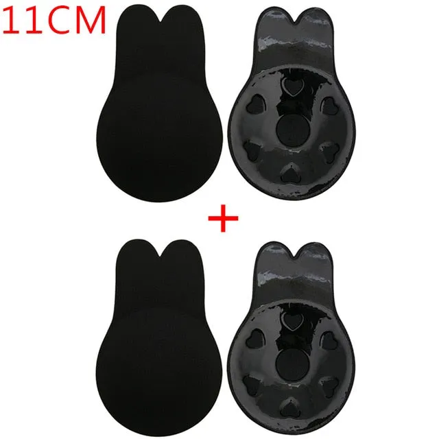 2 Pair Bandage Strapless Invisible Push Up Bras For Women Adhesive Wireless Bralette Silicone Breast Lifting Sticky Bra