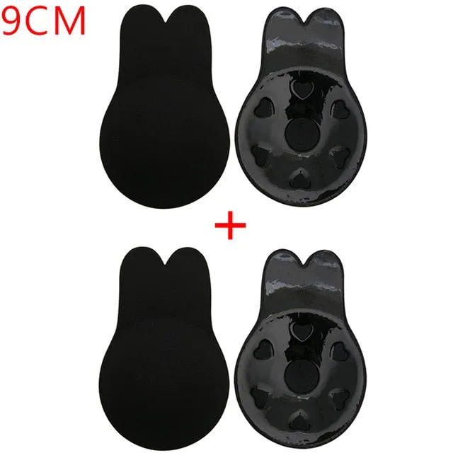 2 Pair Bandage Strapless Invisible Push Up Bras For Women Adhesive Wireless Bralette Silicone Breast Lifting Sticky Bra