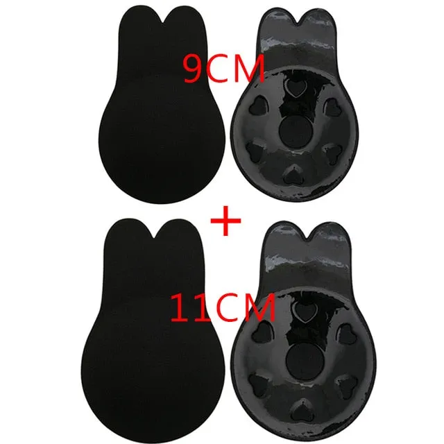 2 Pair Bandage Strapless Invisible Push Up Bras For Women Adhesive Wireless Bralette Silicone Breast Lifting Sticky Bra