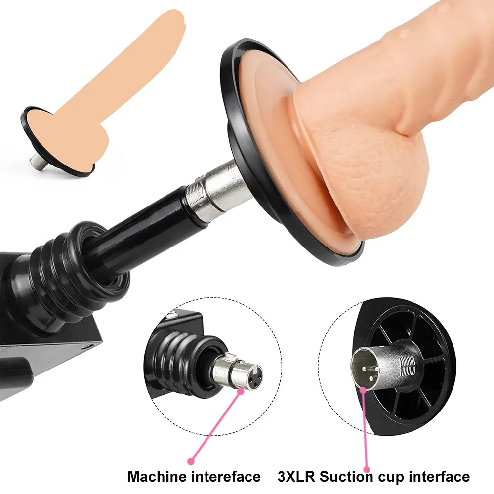 3XLR Sex Machine Dildo Suction Cup Adapter Holder Use with Other Suction Toys