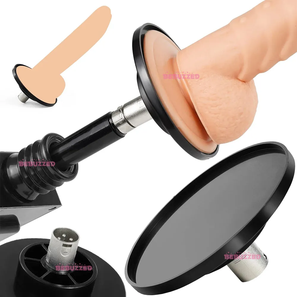 3XLR Sex Machine Dildo Suction Cup Adapter Holder Use with Other Suction Toys