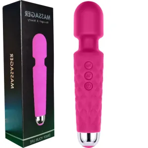 Bebuzzed Chubby Wand USB Rechargeable Vibrator Pink