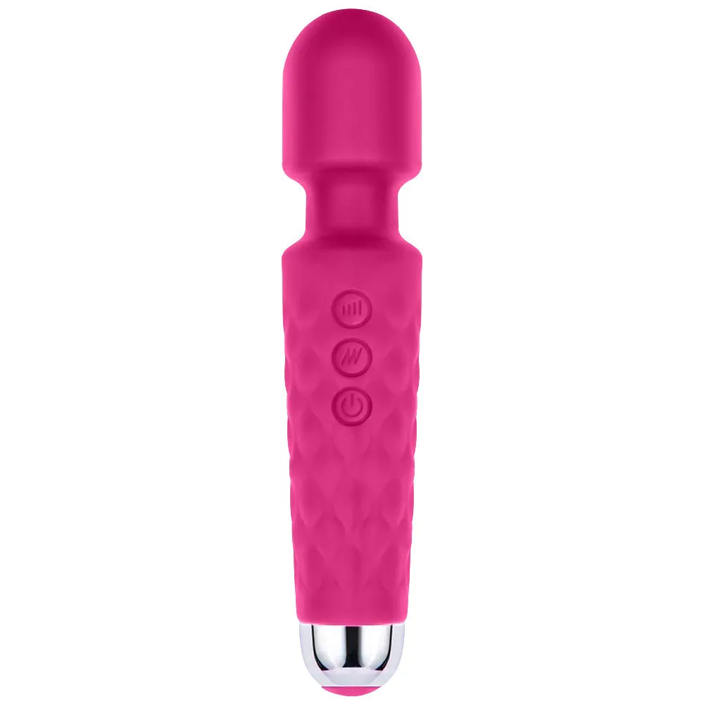 Bebuzzed Chubby Wand USB Rechargeable Vibrator Pink