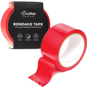 Bondage Tape 20m Non-Sticky Red