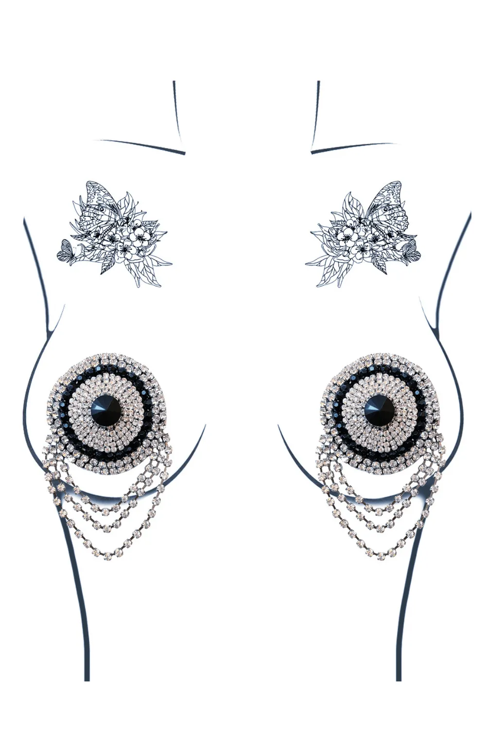 Burlesque La Vie Boheme Jewel Reusable Silicone Pasties