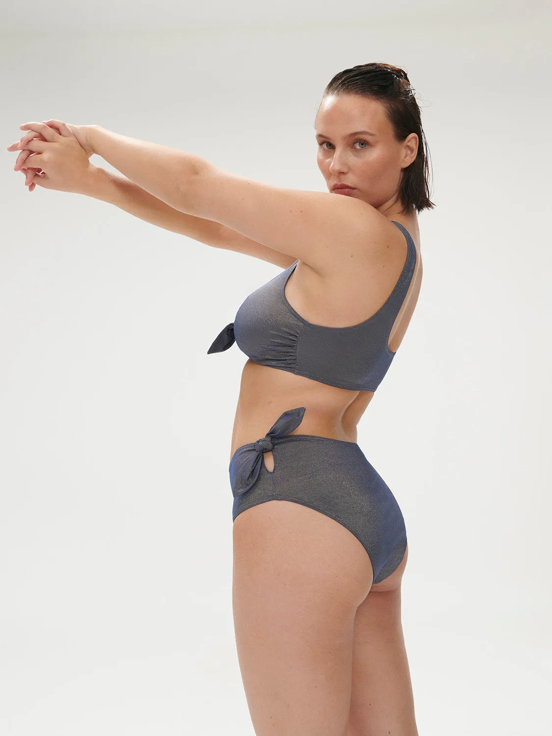 Daphn Wireless Triangle - Lurex Midnight