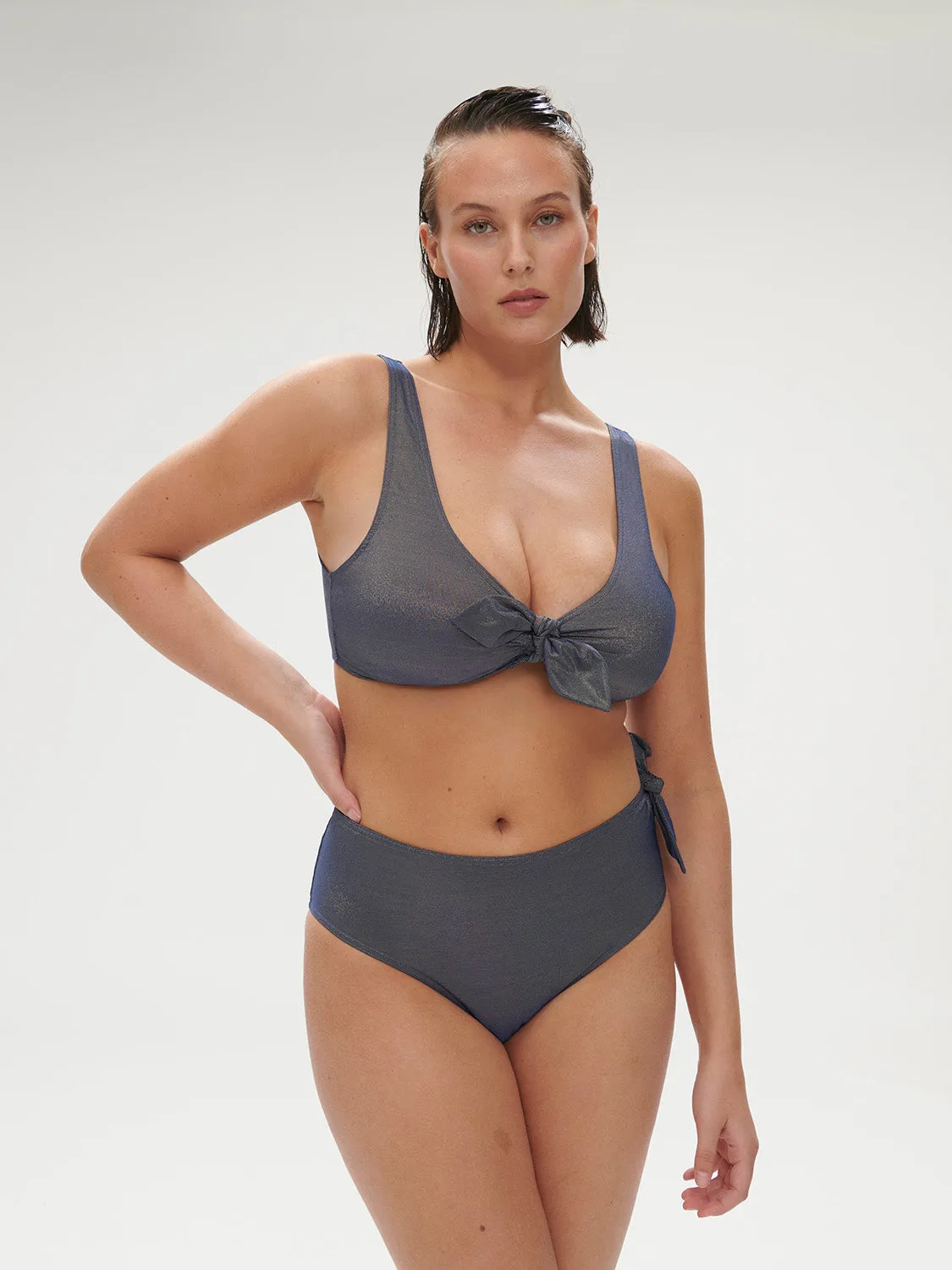Daphn Wireless Triangle - Lurex Midnight