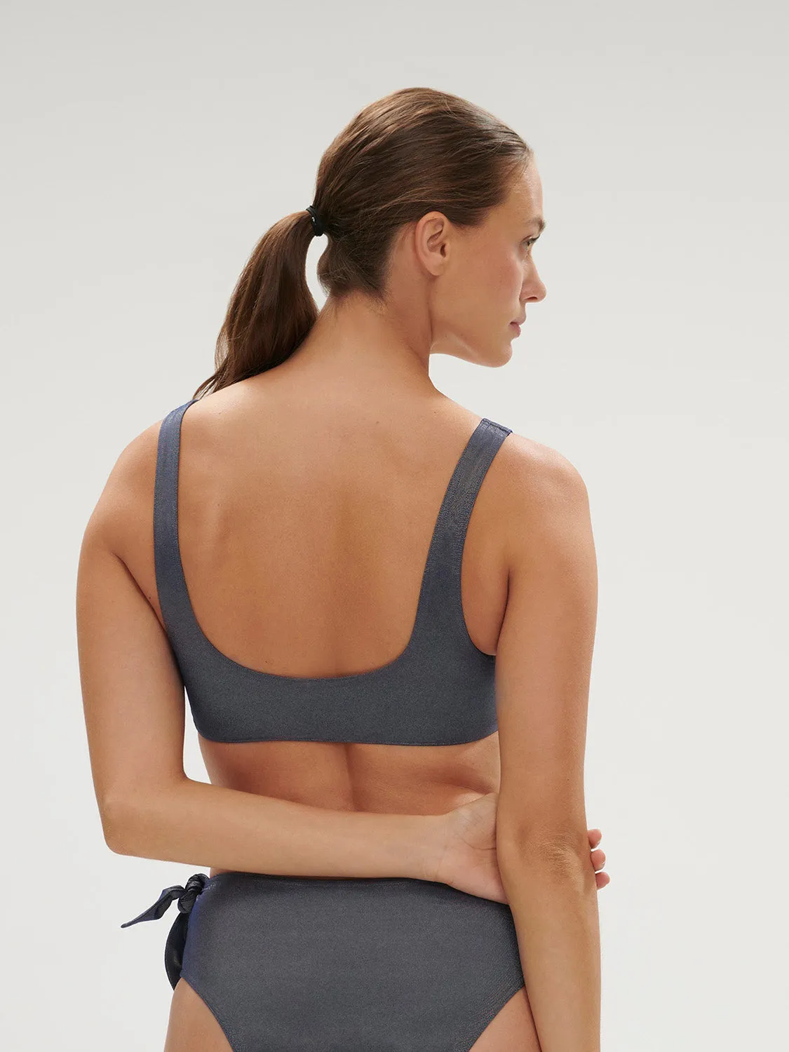 Daphn Wireless Triangle - Lurex Midnight