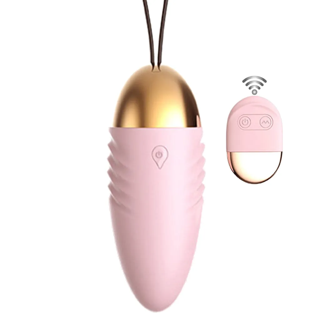 Gina Wireless Vibrating Egg Kegel Ball Ben Wa Vibrator Pink