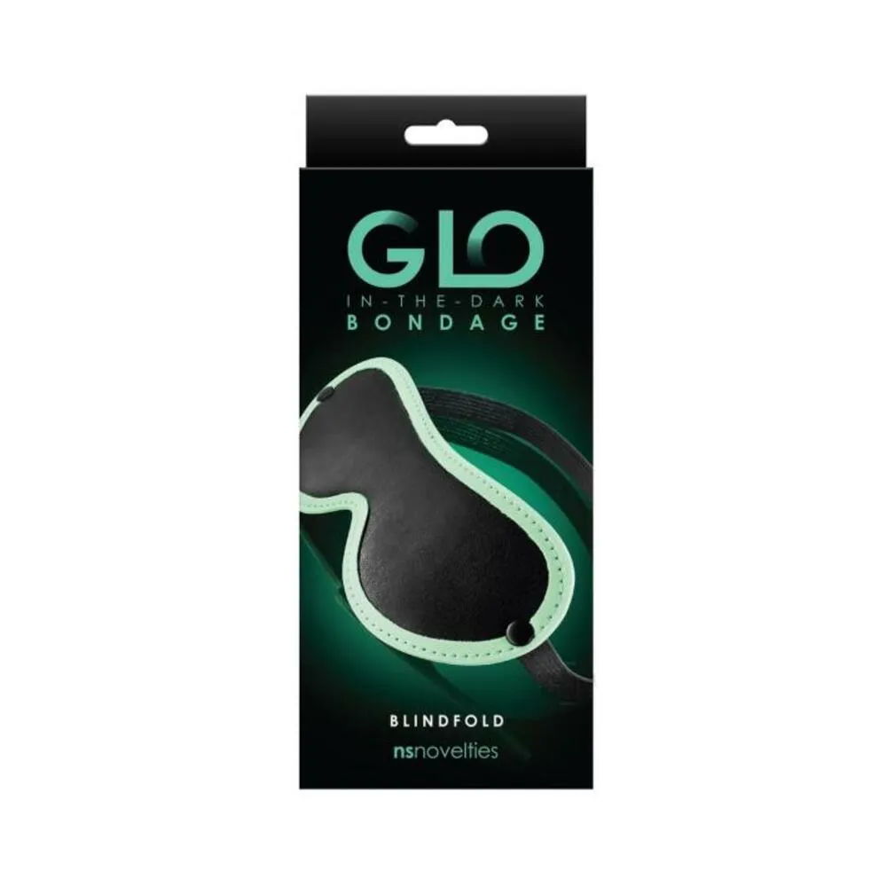 Glo Bondage Blindfold Green
