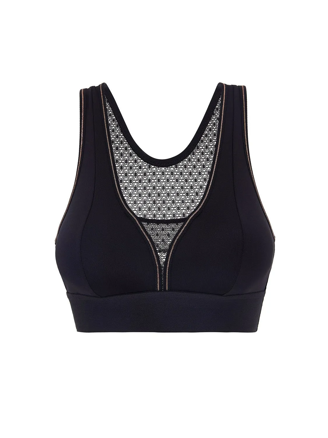 Harmony Medium Impact Wireless Sports Bra - Black