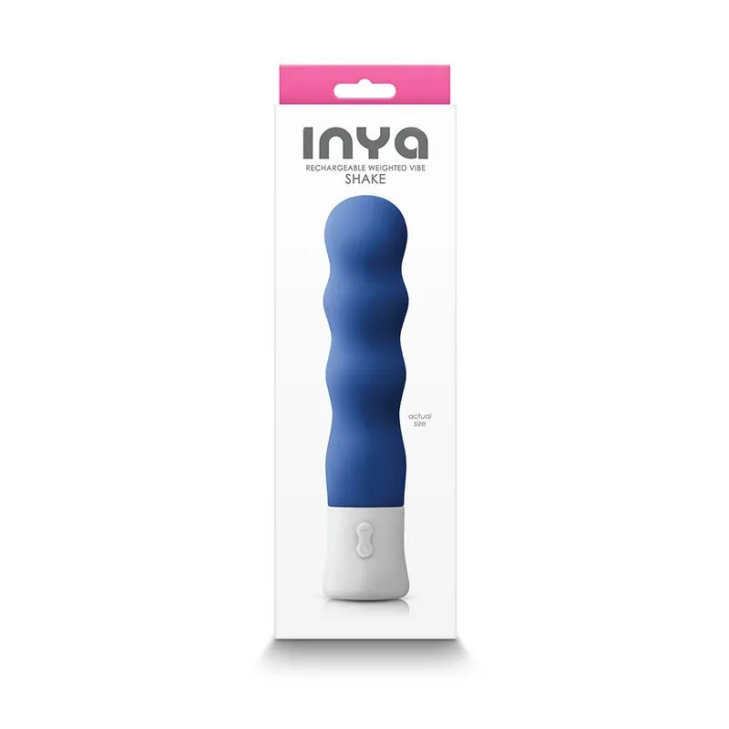 INYA Shake Rechargeable Weighted Vibe Blue