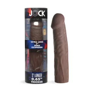 JOCK Extra Long 3 Penis Extension Sleeve - Dark