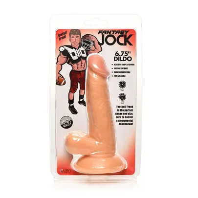JOCK Football Frank 6.75 dildo with balls - Light