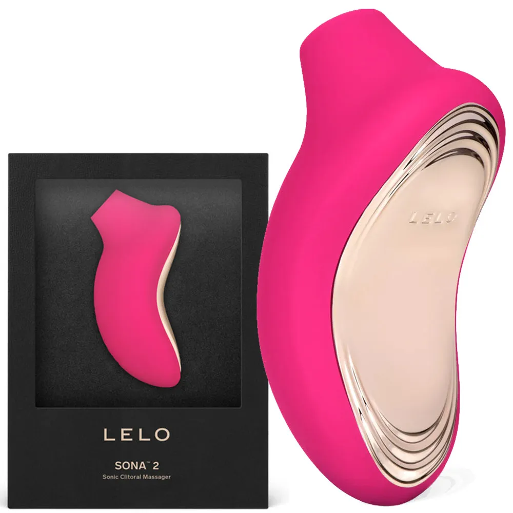 Lelo Sona 2 Sonic Clitoral Stimulator Air Pulse Clit Sucker Vibrator