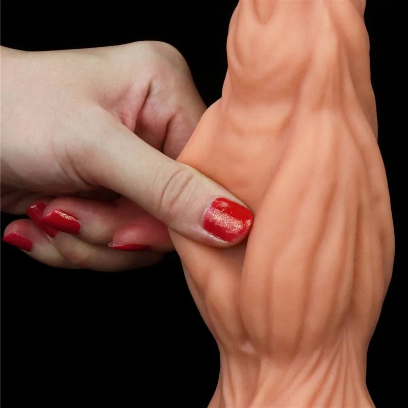 Lovetoy Nature Cock 9.5 ALIEN Dual-Layer Silicone Dildo Realistic Sex Toy