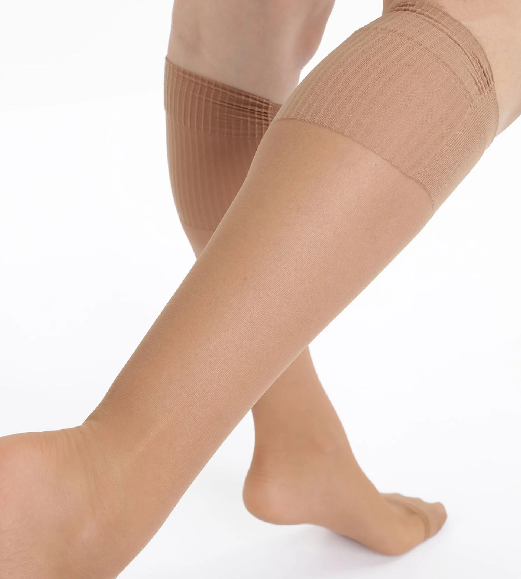 Pack of 2 Absolu Flex 20D Cinnamon Knee Highs