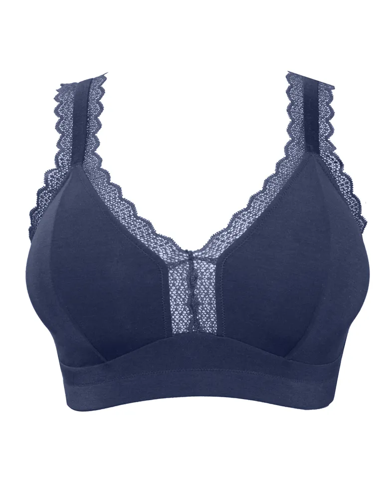 Parfait Dalis P5641 Navy Wirefree Seamed Bralette