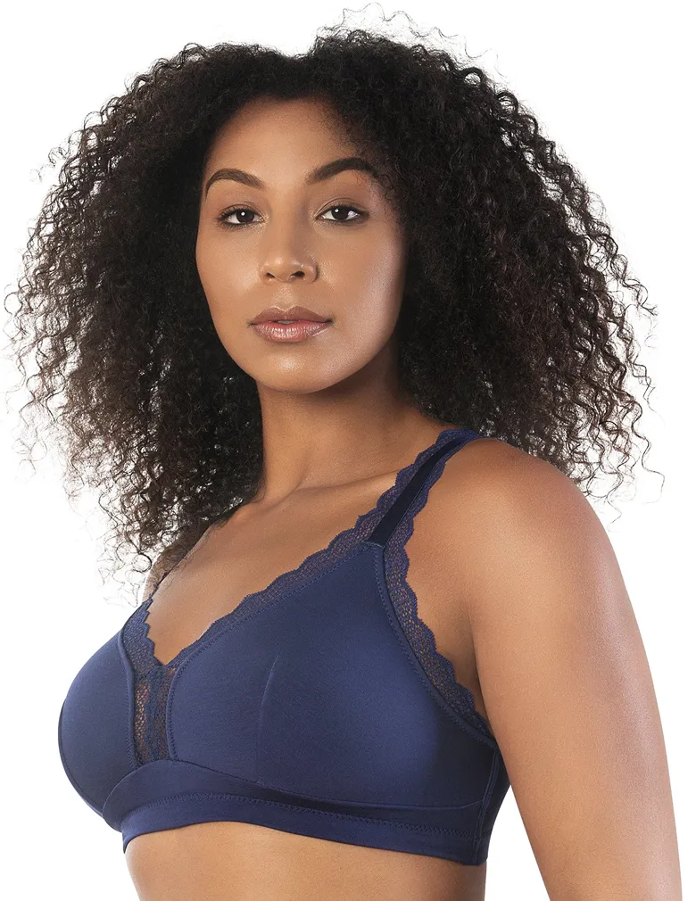 Parfait Dalis P5641 Navy Wirefree Seamed Bralette