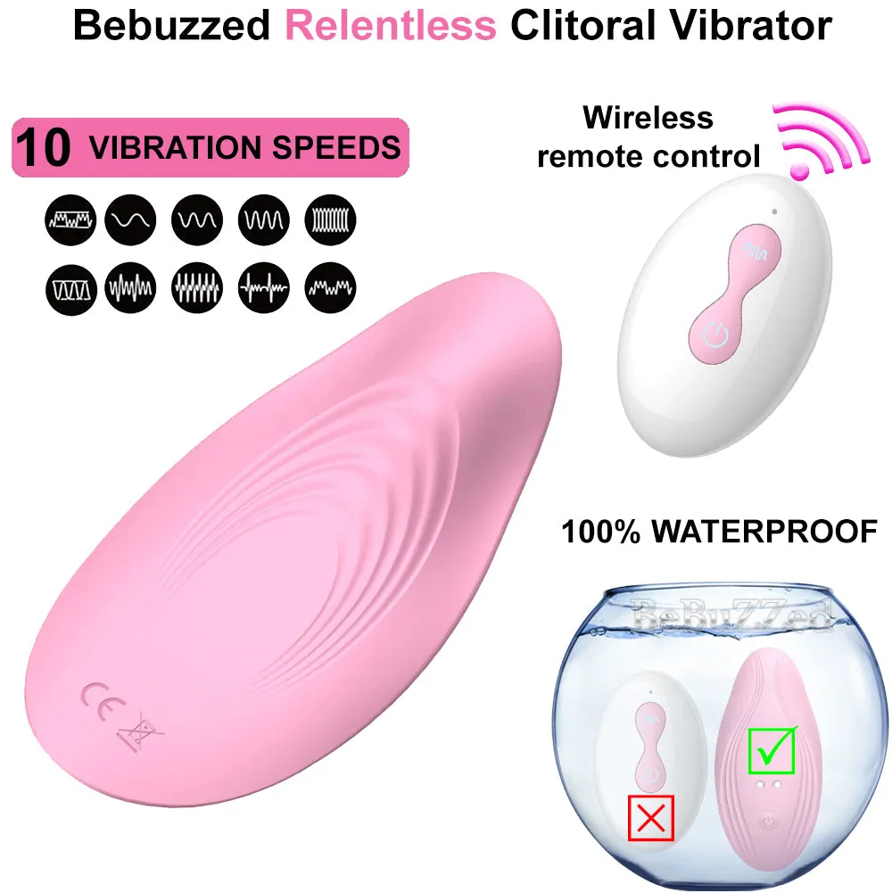 Relentless Wearable Panty Vibrator Remote Controlled Clitoral Stimulator USB