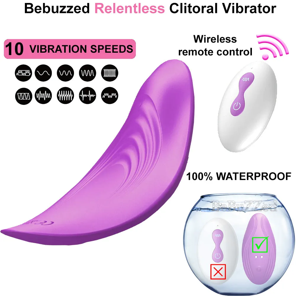 Relentless Wearable Panty Vibrator Remote Controlled Clitoral Stimulator USB
