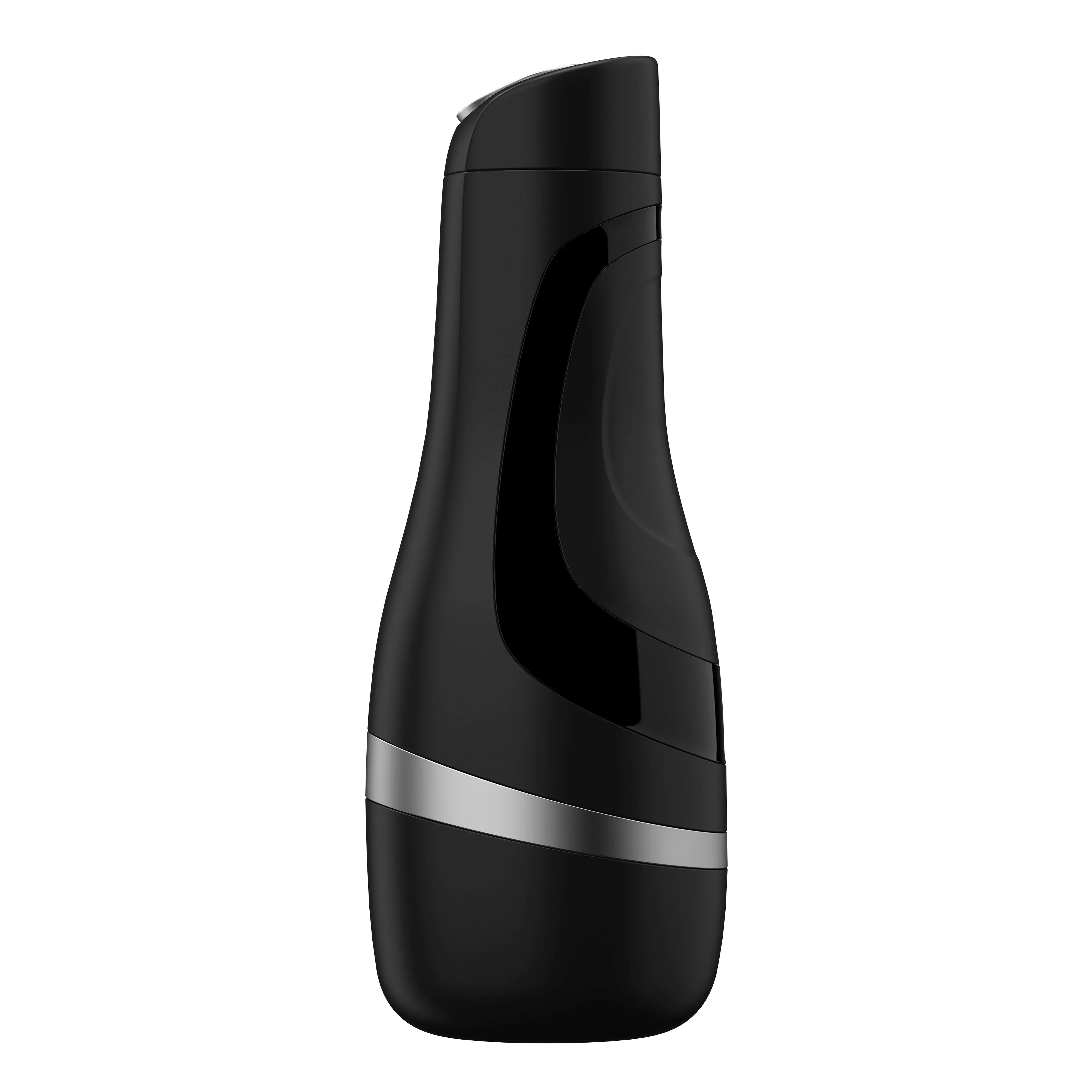 Satisfyer Men Classic Vacuum Seal Male Masturbator Textured Cyberskin Silver