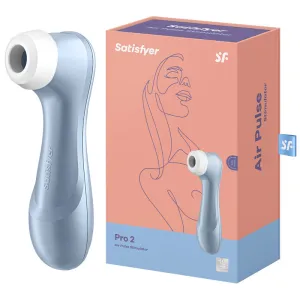 Satisfyer Pro 2 G2 Clitoral Stimulator Clit Sucker Air Pulse Vibrator Blue