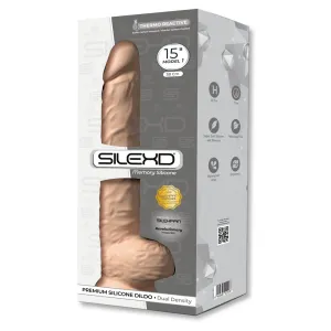 SILEXD 15 Realistic Dildo 38cm Giant Dong Balls Suction Cup FLESH