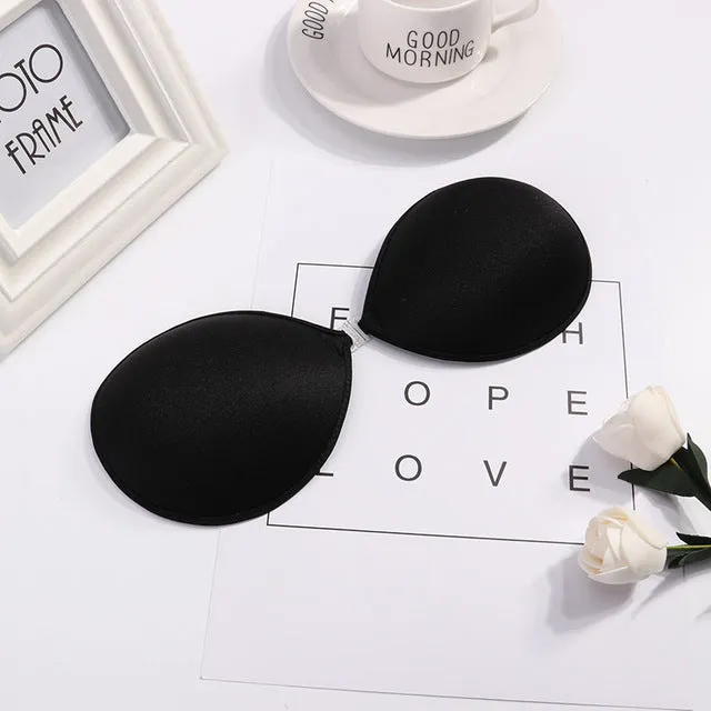 Silicone Bra Invisible Push Up Sexy Strapless Bra Stealth Adhesive Backless Breast Enhancer For Women Sticky Wedding Bikini Bras