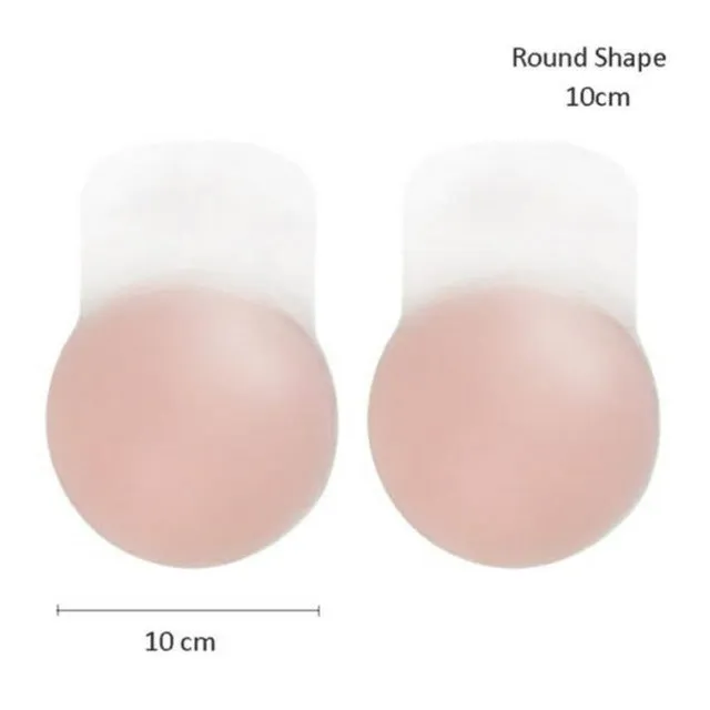 Strapless Push Up Bra Pad Self Adhesive Nipple Cover Breast Lift Tape Pasties Reusable Silicone Invisible Enhancers Adhesive Bra
