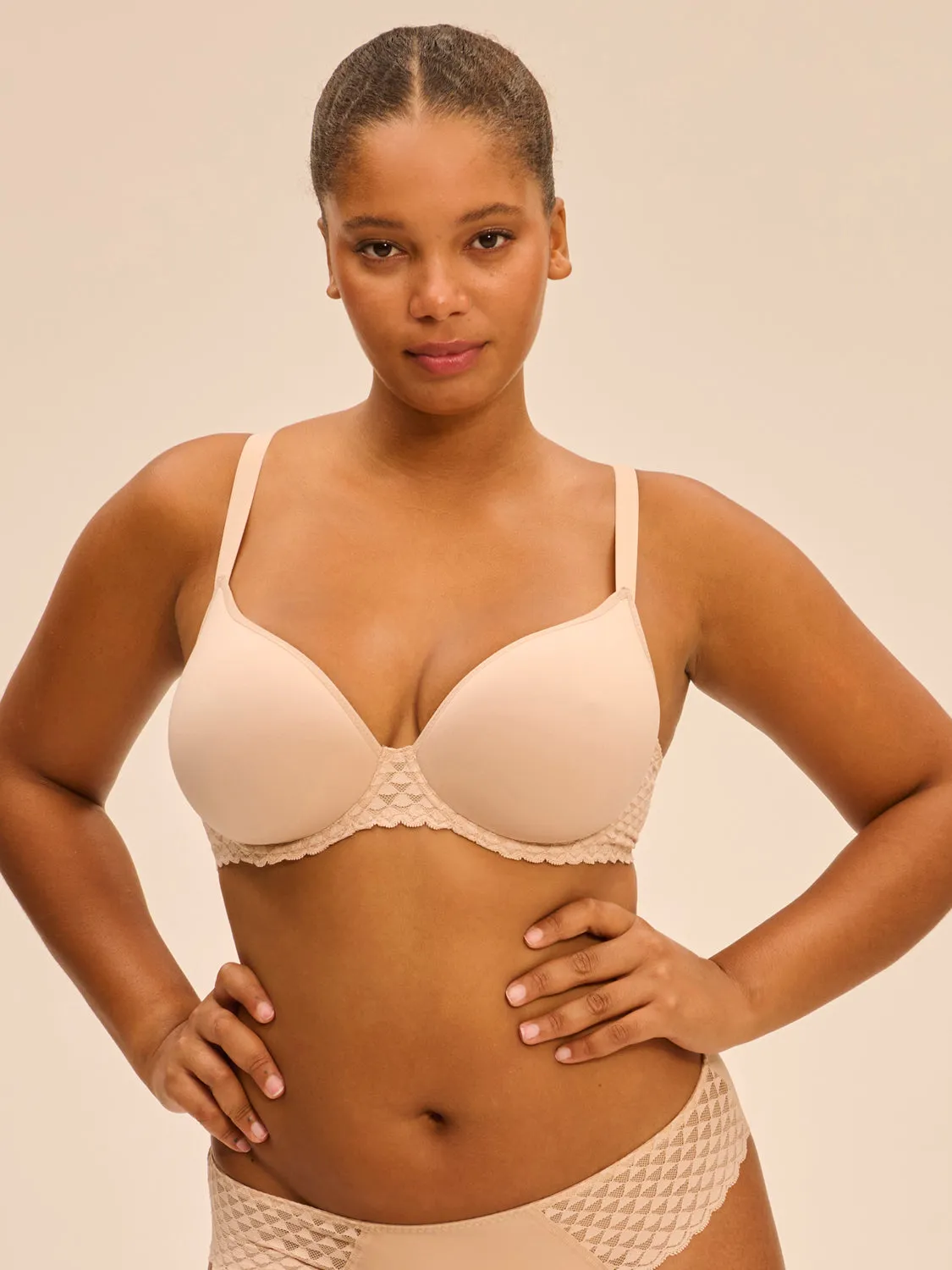 Subtile 3D Plunge - Peau Rose