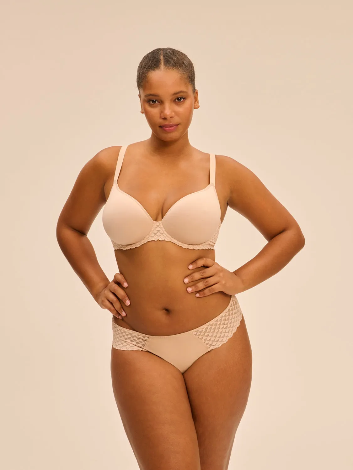 Subtile 3D Plunge - Peau Rose