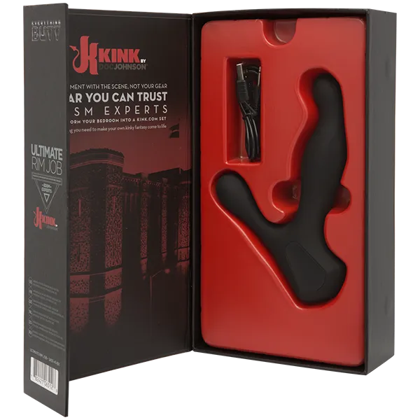Ultimate Rim Job - Silicone Prostate Massager With Rotating Ridges