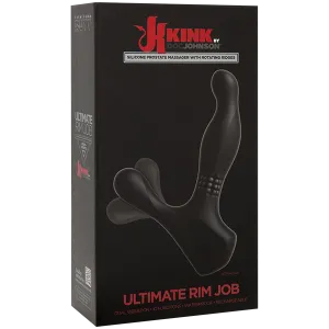 Ultimate Rim Job - Silicone Prostate Massager With Rotating Ridges