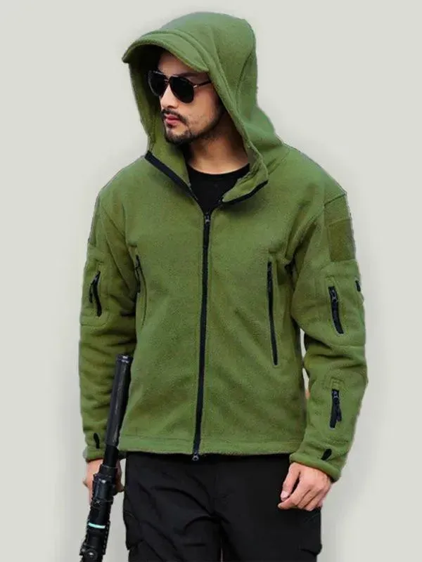 Warm Liner Fleece Men Hoodie