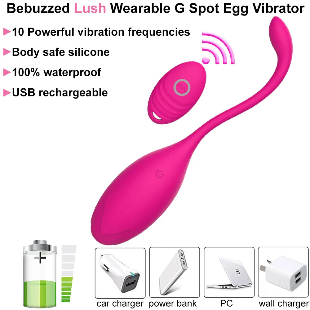 Wearable G-Spot Egg Vibrator Remote Control Vibrating Bullet Couples Sex Toy