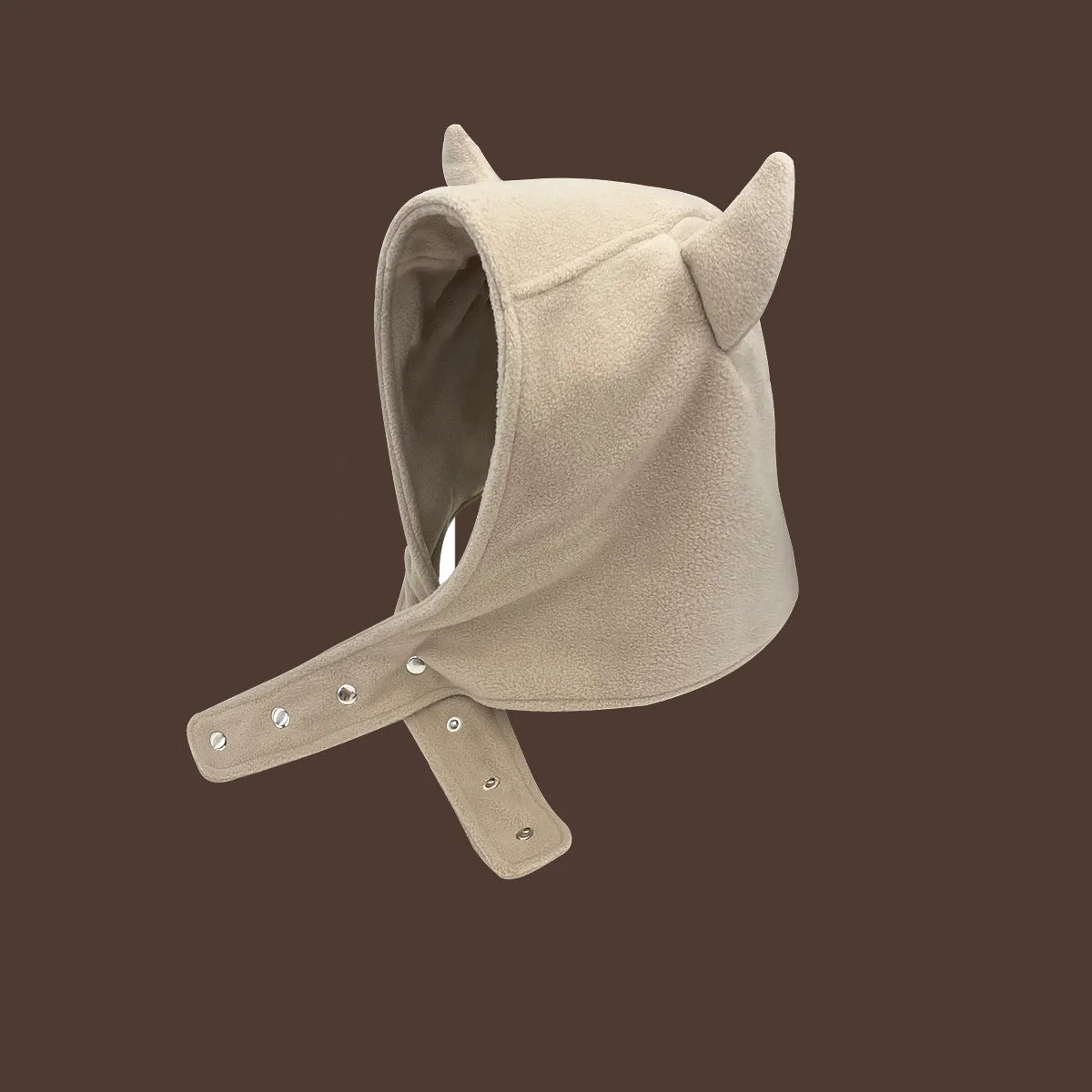 Women's Winter Warm Plush Earflaps Head-wrapping Cap