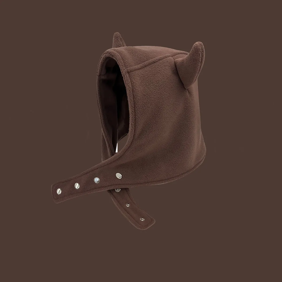 Women's Winter Warm Plush Earflaps Head-wrapping Cap
