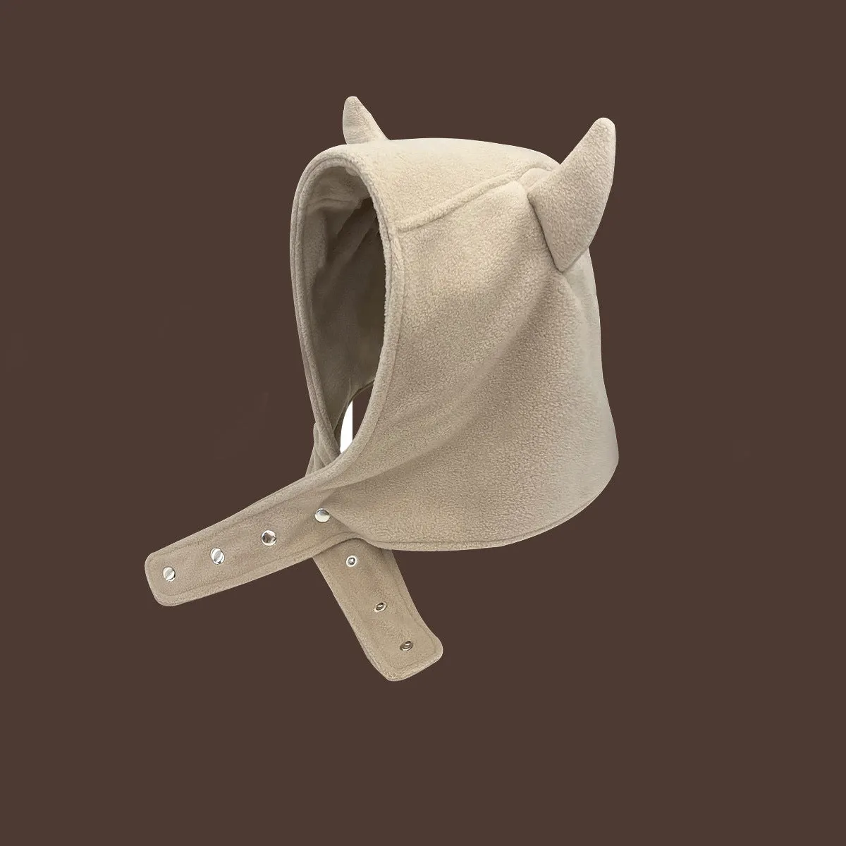 Women's Winter Warm Plush Earflaps Head-wrapping Cap
